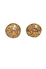 Vintage Guy Laroche Textured Dome Button Earrings @ Recess LA