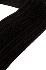 Extra Wide Woven Waist Belt close @ Recess LA