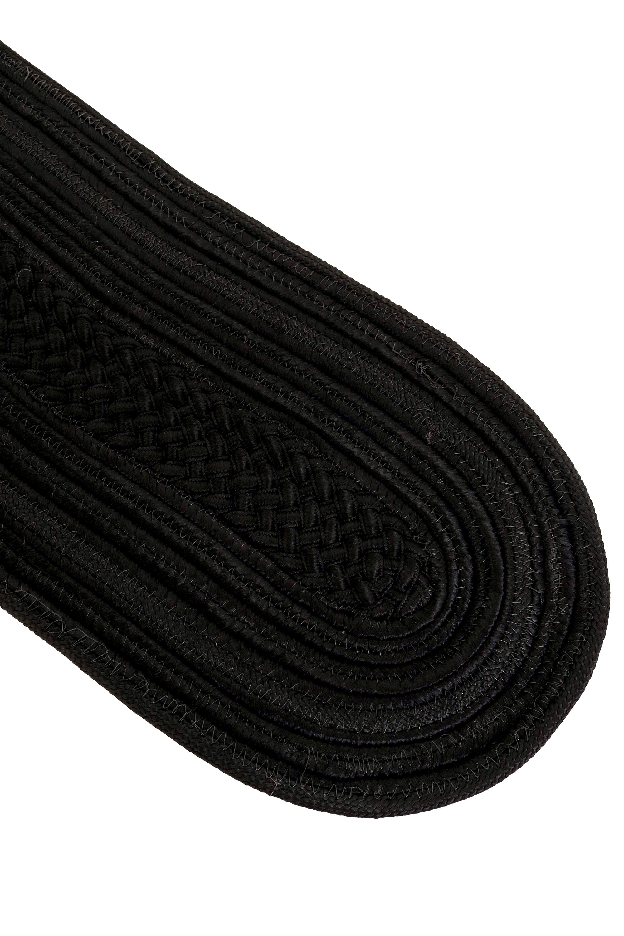 Extra Wide Woven Waist Belt end @ Recess LA