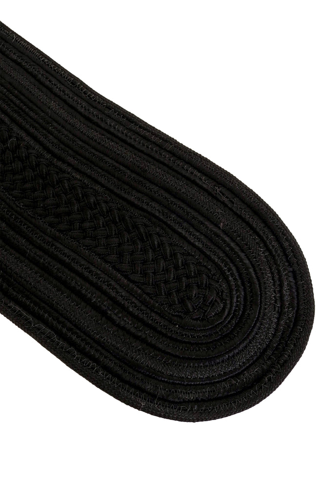Extra Wide Woven Waist Belt end @ Recess LA