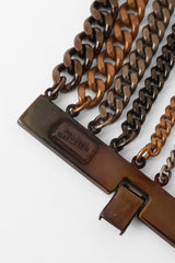 chain bracelet by Jean Paul Gaultier cartouche @ Recess LA