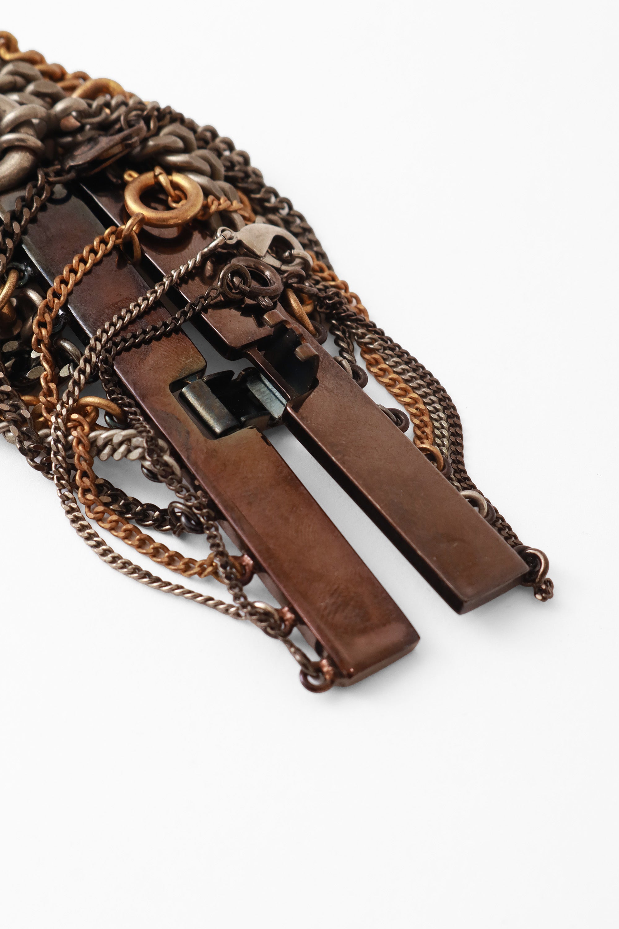chain bracelet by Jean Paul Gaultier clasp @ Recess LA