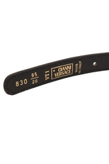 greek key leather belt by Gianni Versace stamp @ Recess LA