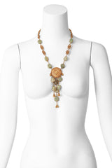 medallion necklace by Accessocraft on mannequin @ Recess LA