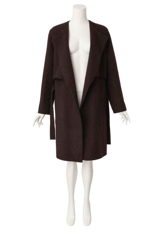 wrap coat by Hermès on mannequin open  @ Recess LA