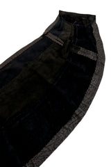 Bead Fringe Leather Waist Belt inside leather @ Recess LA