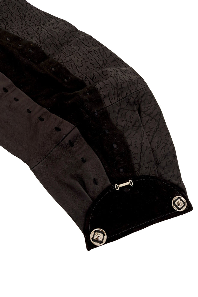 Bead Fringe Leather Waist Belt snaps and hook @ Recess LA