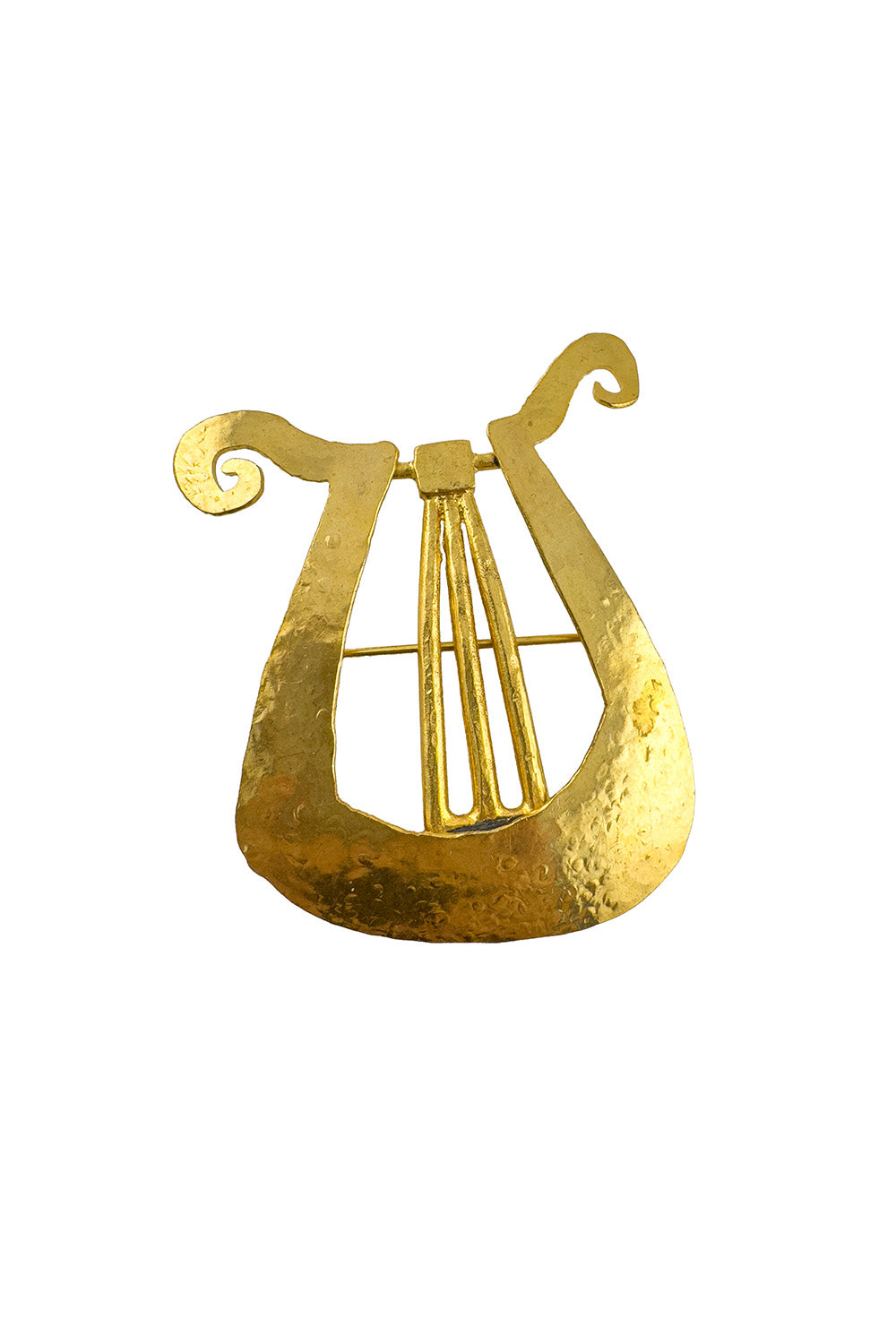 Vintage Hervé Van Der Straeten Lyre Harp Brooch @recess la