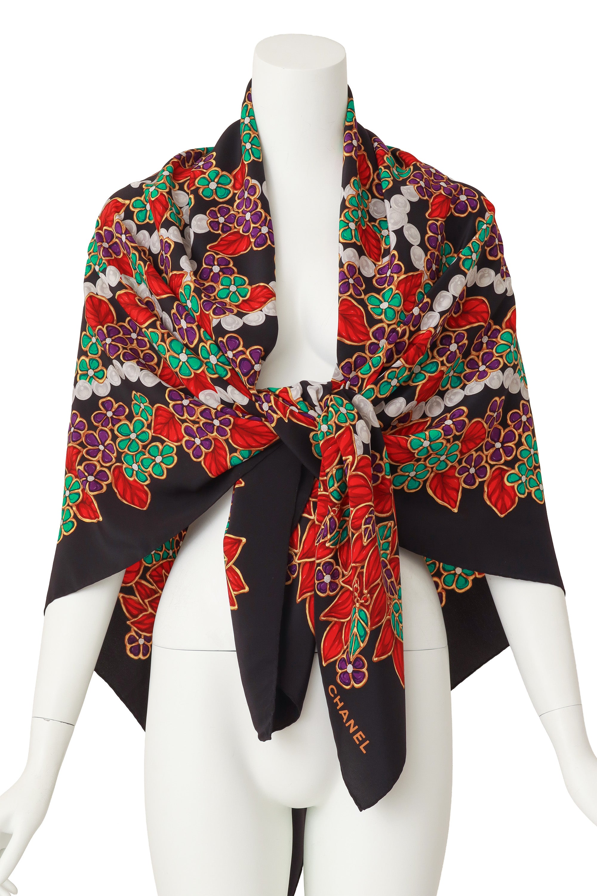 silk scarf by Chanel on mannequin @ Recess LA