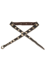 double wrap studded belt by Lily Farouche crossed @ Recess LA