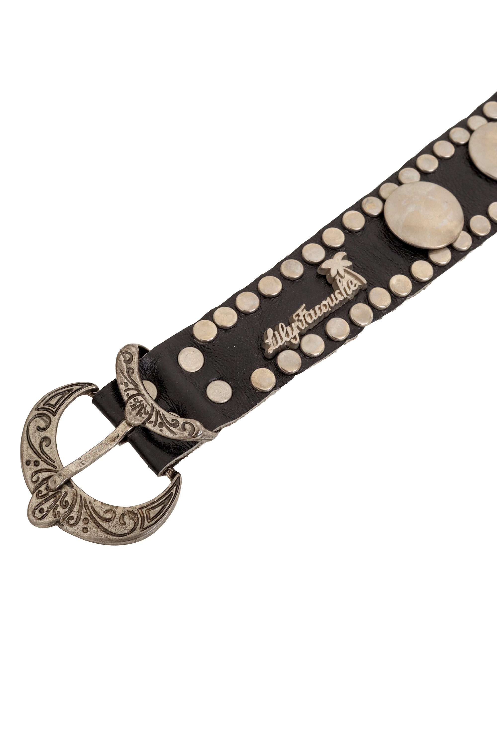 double wrap studded belt by Lily Farouche logo @ Recess LA