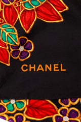 silk scarf by Chanel logo @ Recess LA