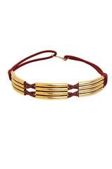 Braided Leather Tube Belt @ Recess LA