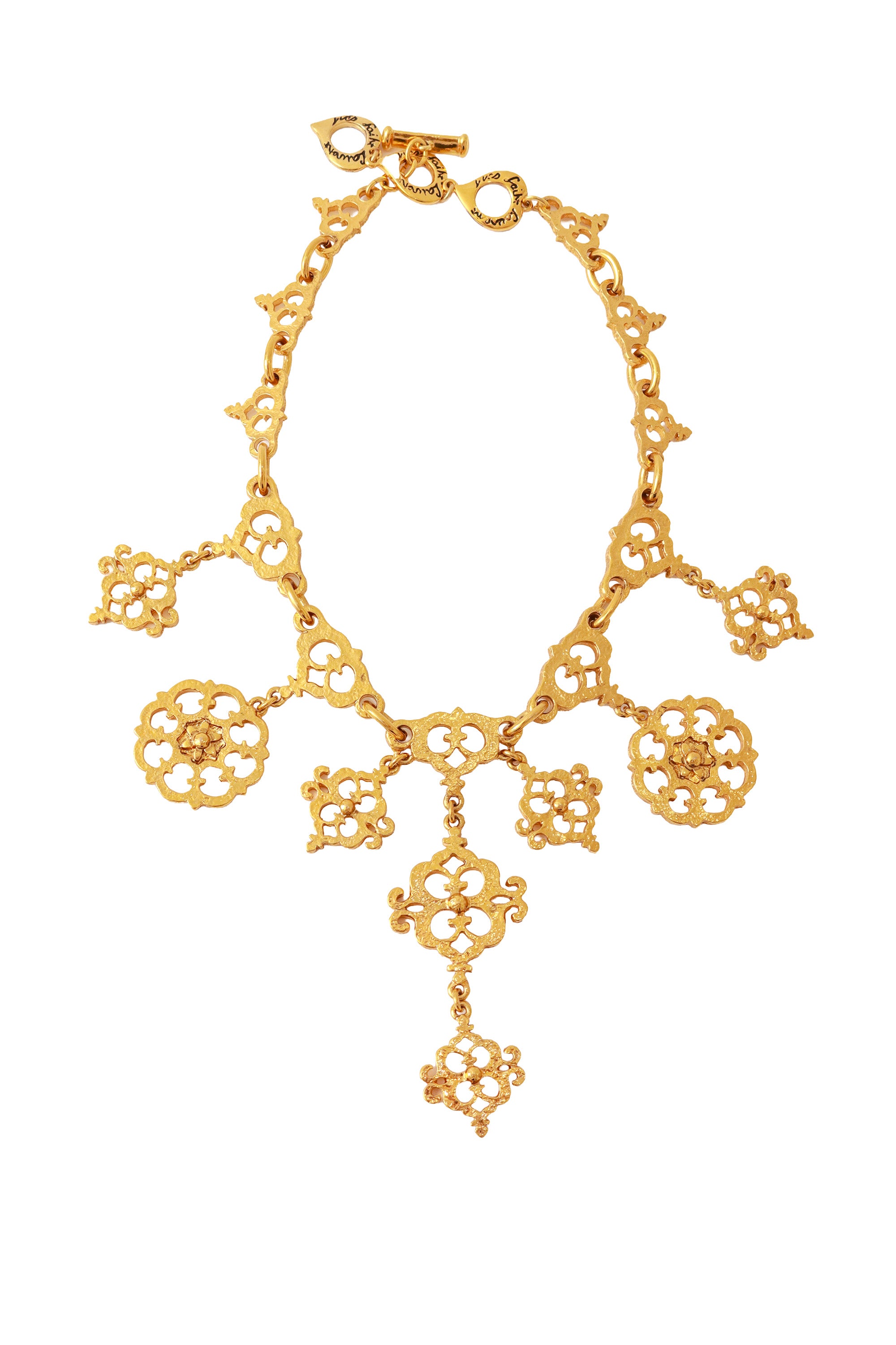 filigree medallion necklace @ Recess LA