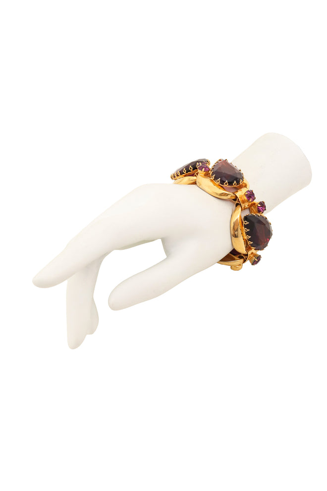 Almond Link Crystal Bracelet on mannequin @ Recess LA
