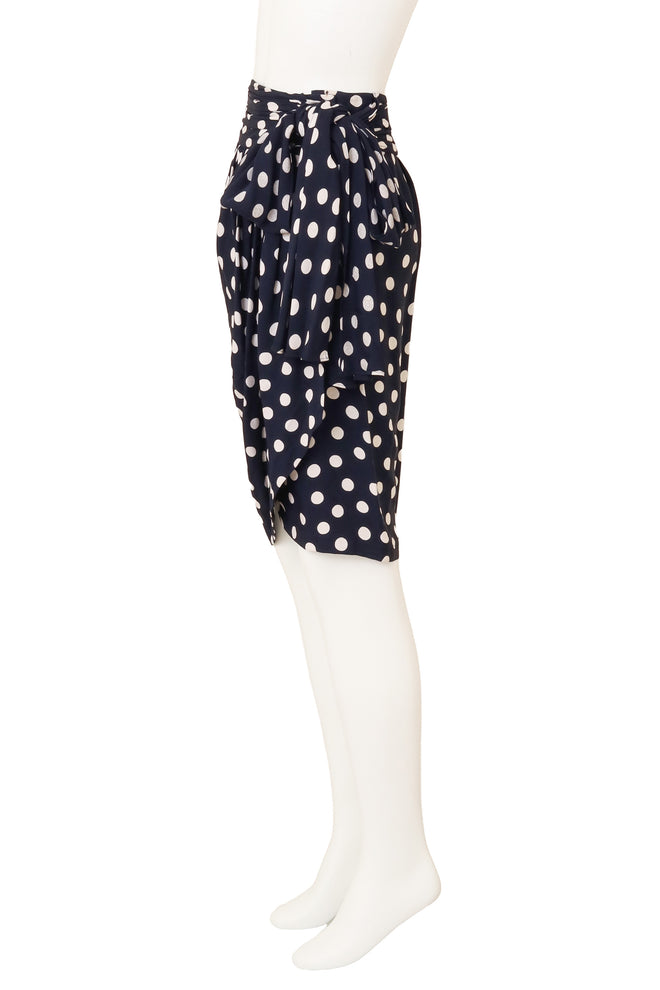 Ruche Dot Skirt by Yves Saint Laurent on mannequin side @ Recess LA