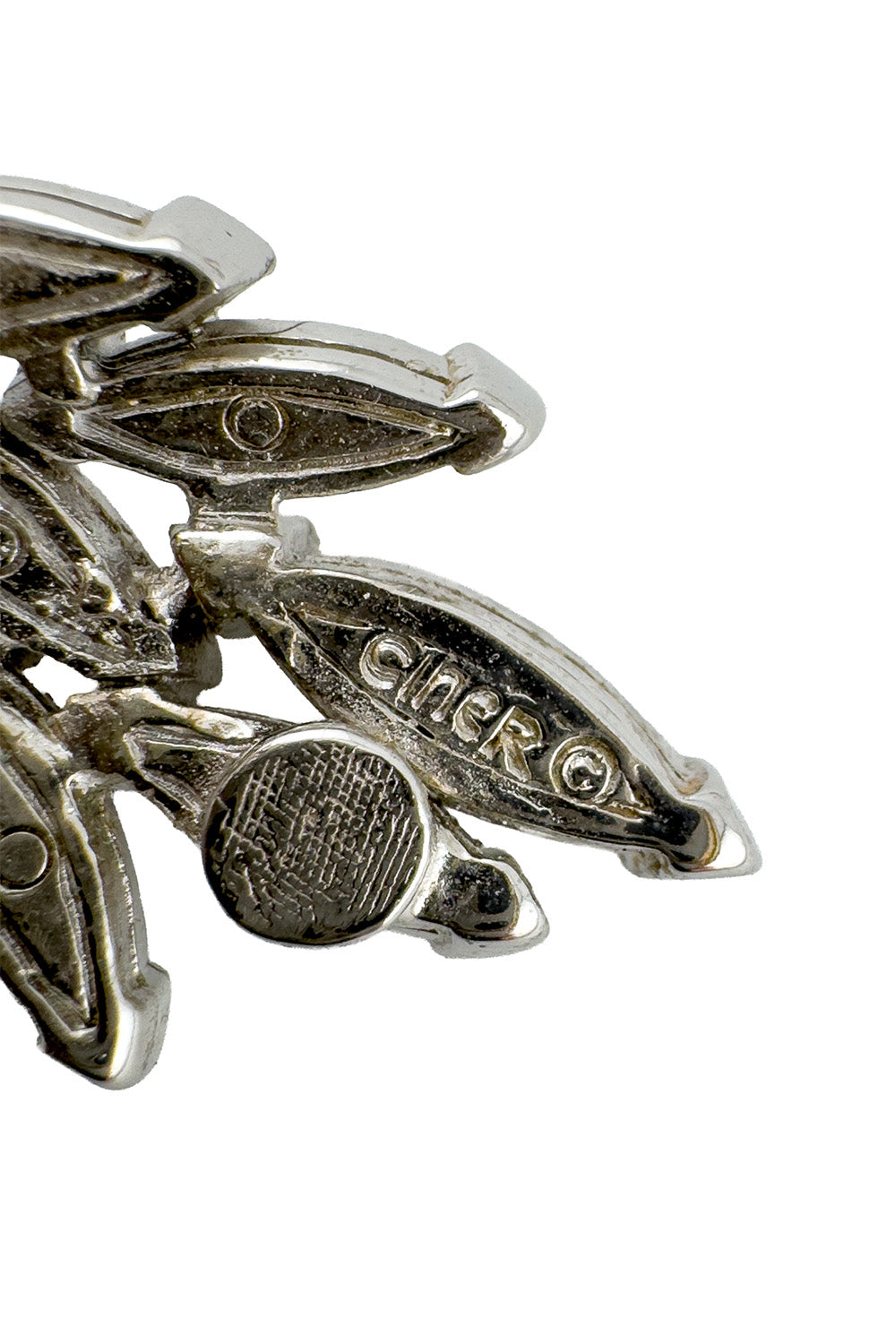 Vintage Ciner Marquise Cluster Drop Earrings signature @recess la