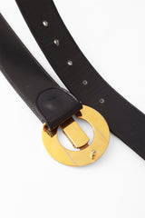 logo buckle belt by Gucci back side @ Recess LA