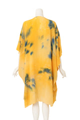 tie dye kimono-style duster on mannequin back @ Recess LA