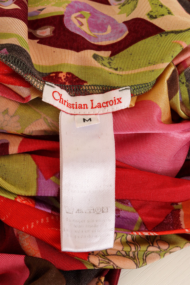 cowl neck top by Christian Lacroix label @ Recess LA