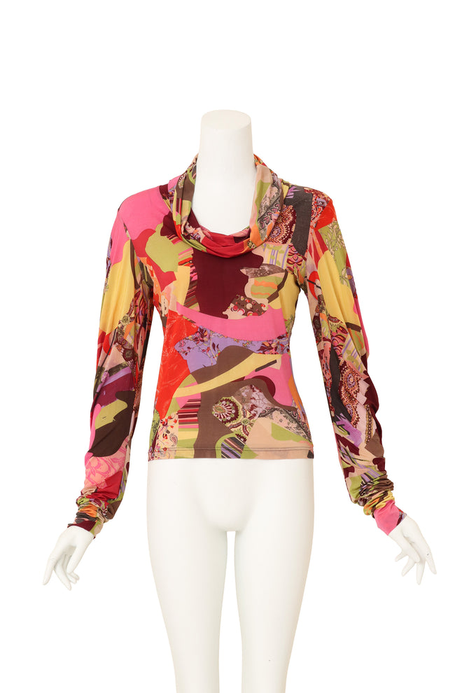 cowl neck top by Christian Lacroix on mannequin @ Recess LA