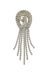 Vintage Marla Buck Equestrian Ball Fringe Brooch @recess la