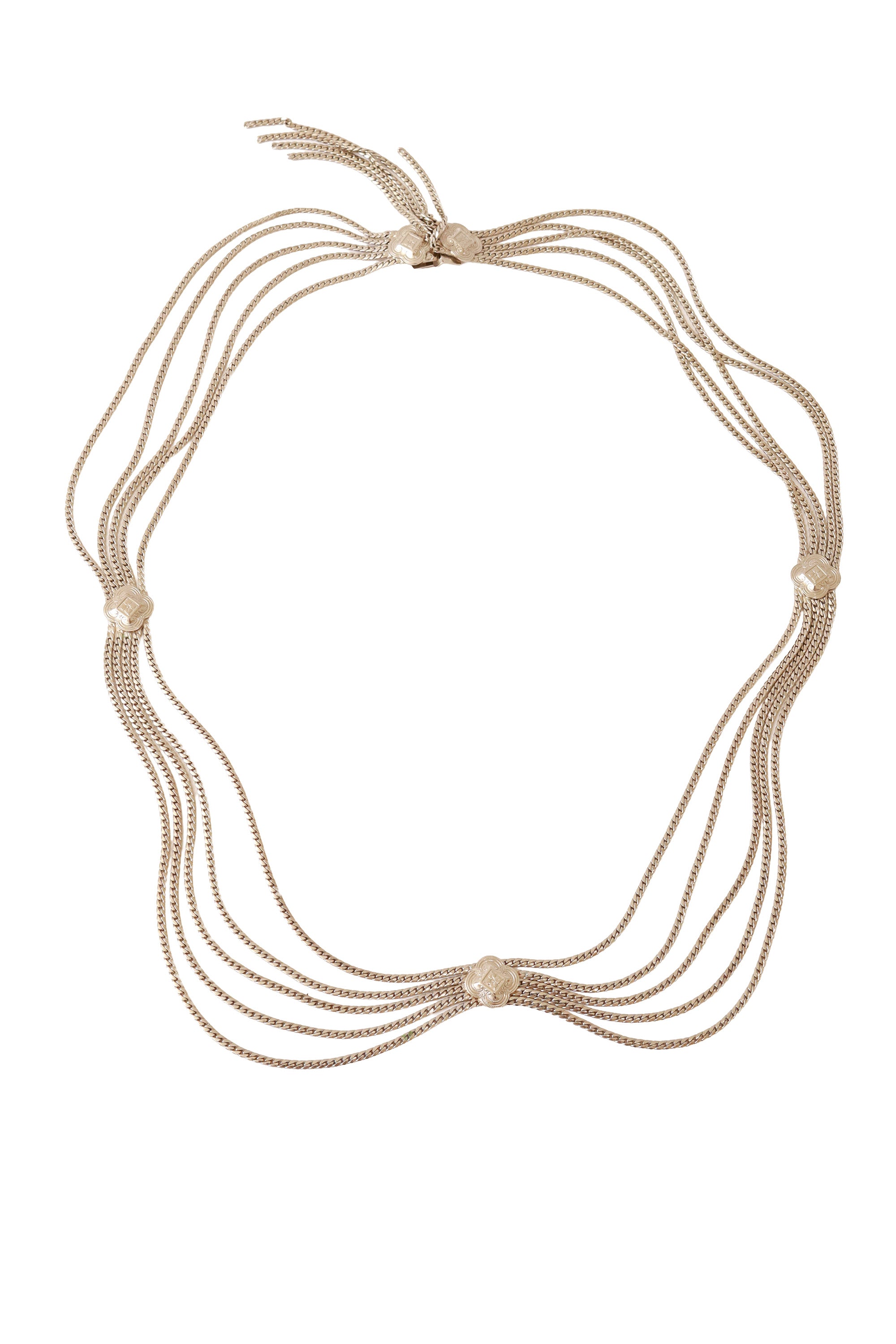 draped waist chain belt by Christian Dior @ Recess LA