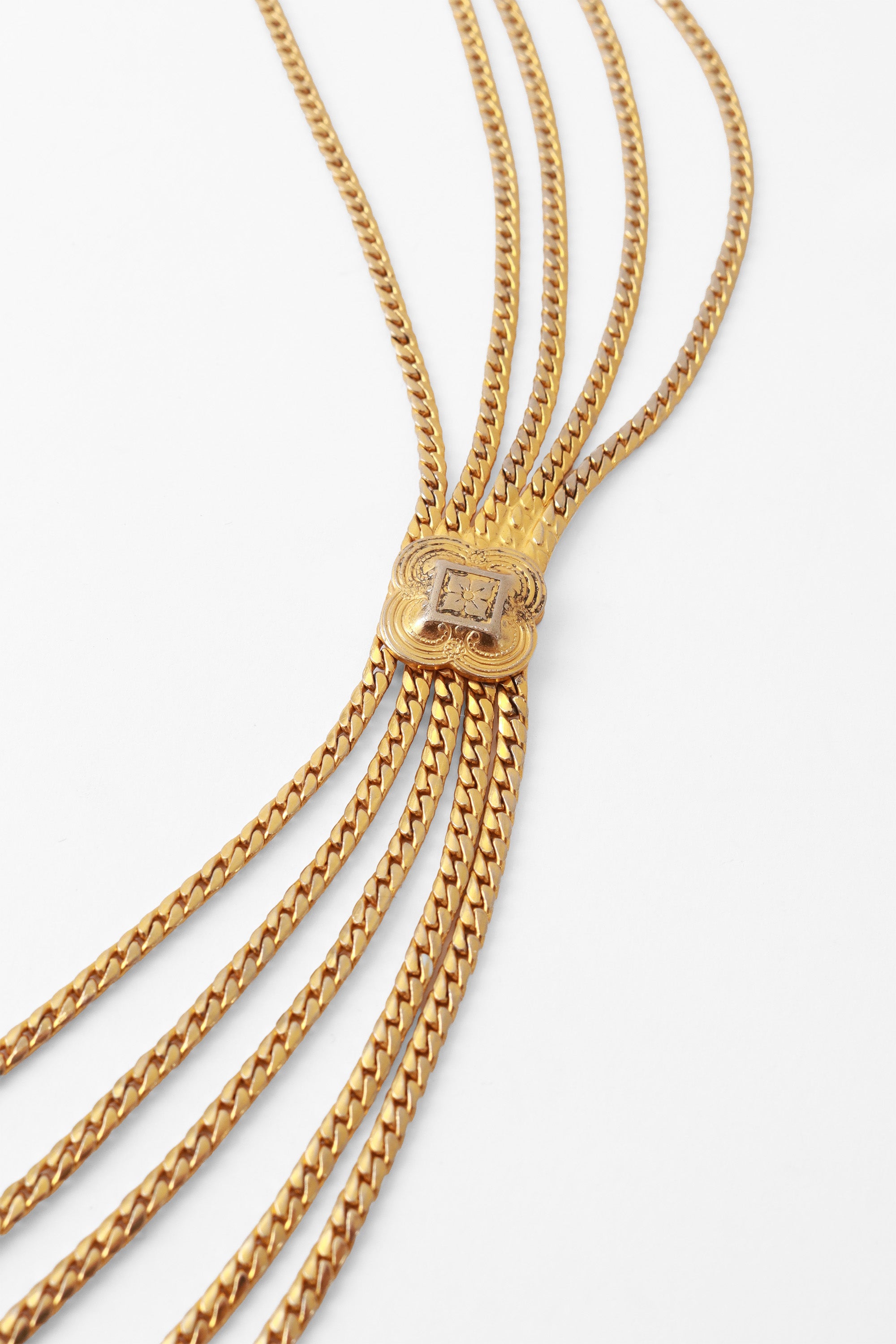 chain belt by Christian Dior filigree plate @ Recess LA