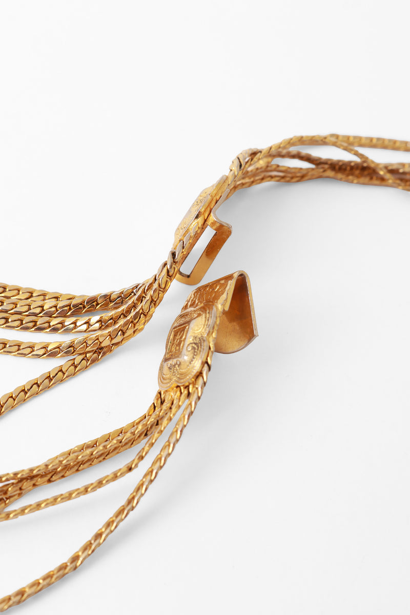 Vintage Christian Dior Gold Draped Waist Chain Belt II – Recess display picture 2