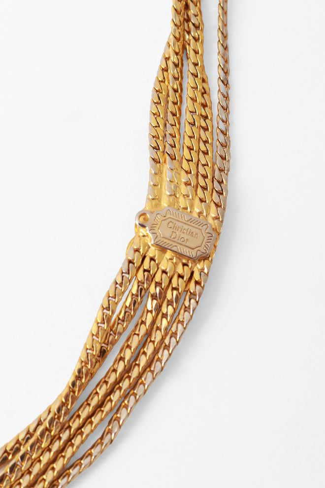 chain belt by Christian Dior signature @ Recess LA