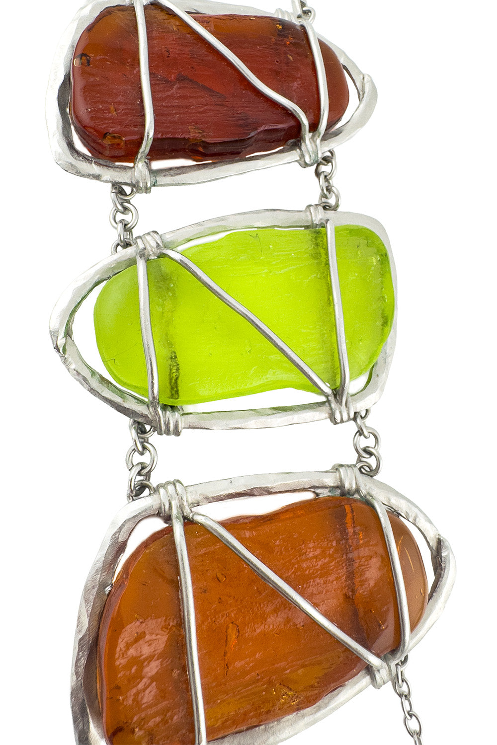 Vintage Jean Paul Gaultier Wire Wrapped Stone Bracelet detail @recess la