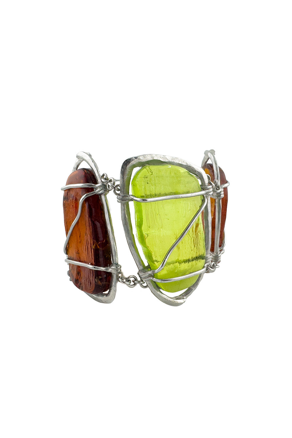 Vintage Jean Paul Gaultier Wire Wrapped Stone Bracelet @recess la