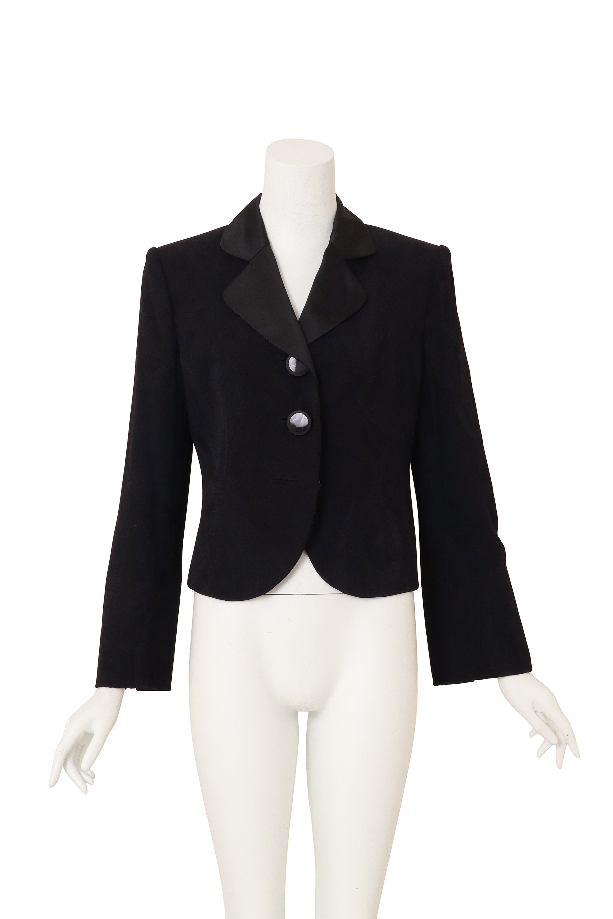Jacquard tuxedo jacket by Christian Dior on mannequin @ Recess LA