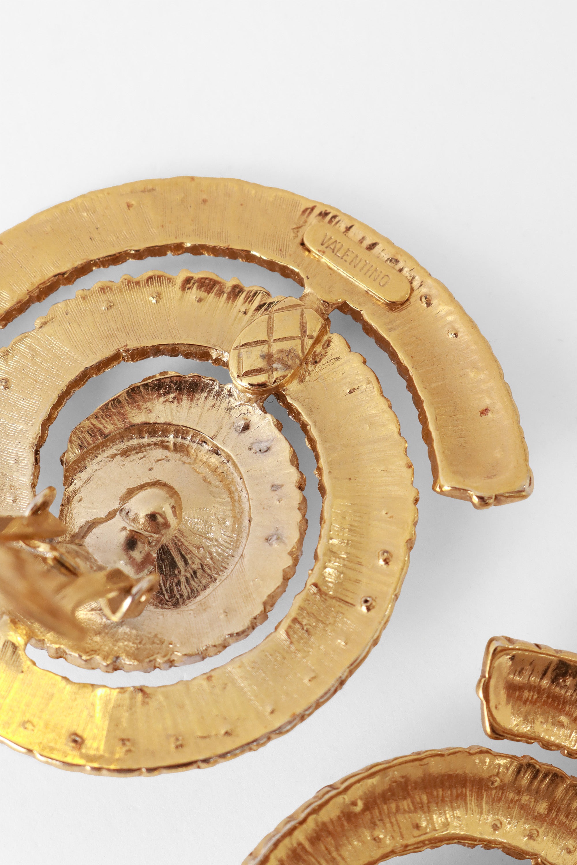 swirl earrings by Valentino signature @ Recess LA