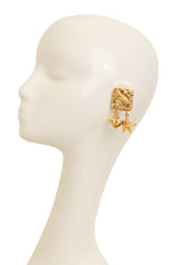 Vintage Marie Claire Paris Nautical Charm Earrings on mannequin @ Recess LA