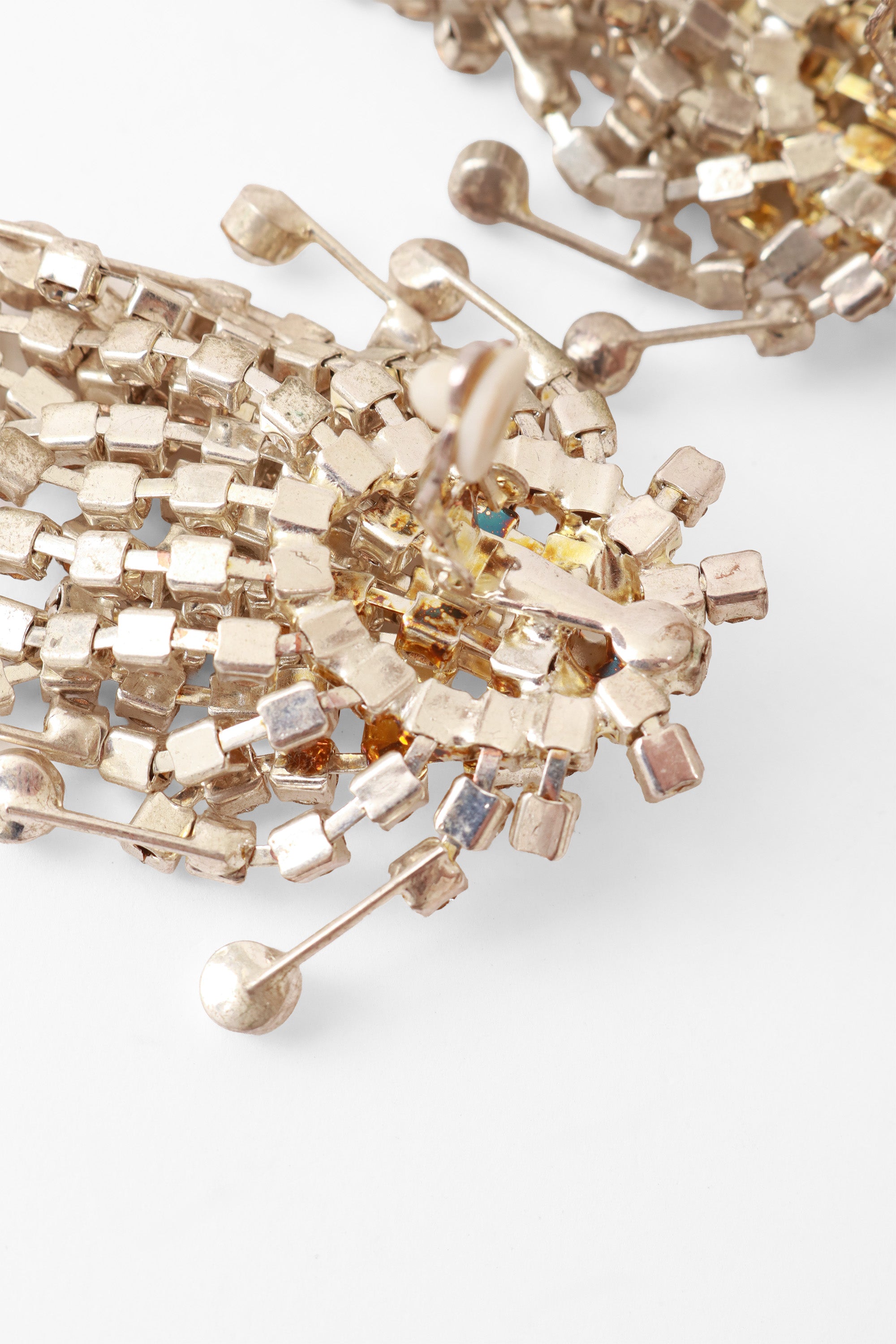 Vintage firework earrings back close @ Recess LA