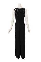 Lattice Jersey Jumpsuit by La Perla on mannequin back @ Recess LA