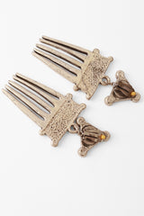 Vintage comb earrings backs @ Recess LA