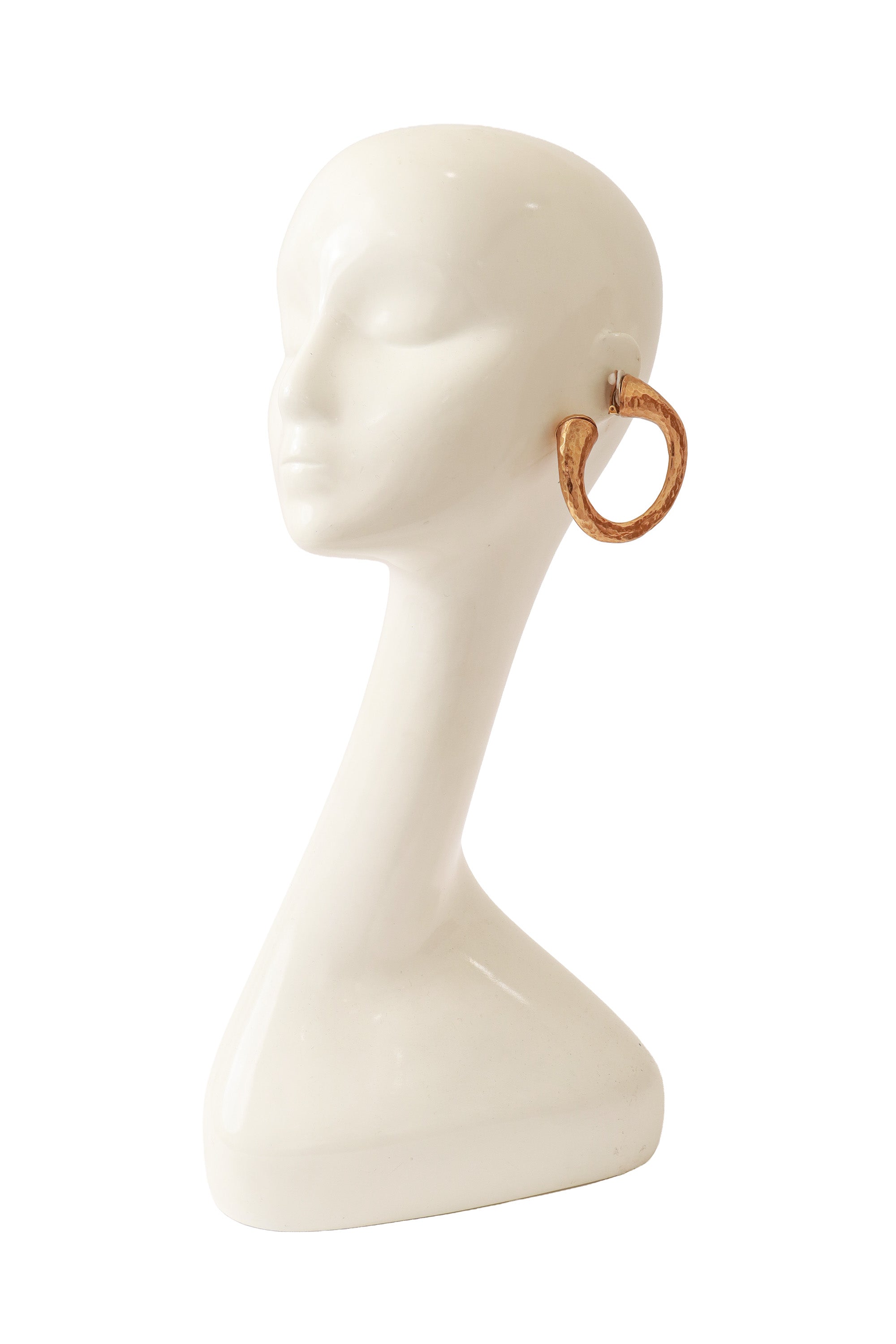 Large U earrings by Alexis Lahellec on mannequin @ Recess LA