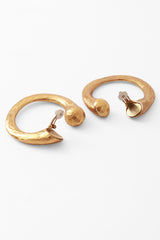 Large U earrings by Alexis Lahellec backs open @ Recess LA
