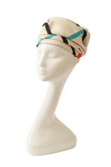 ribbon hat by Yves Saint Laurent on mannequin side @ Recess LA
