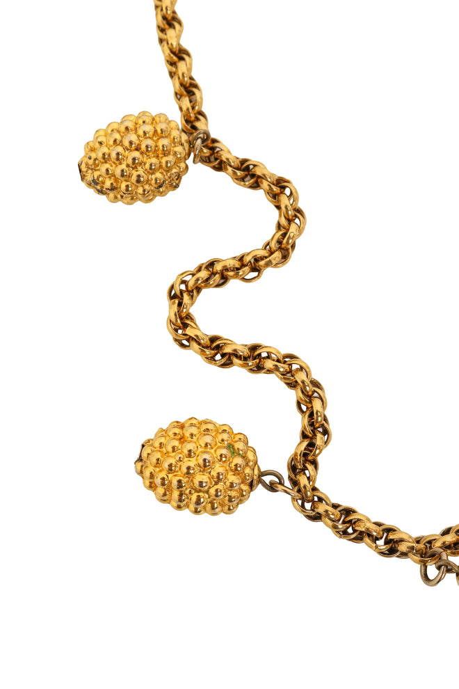 Acorn Charm Chain Necklace by Lanvin close @ Recess LA