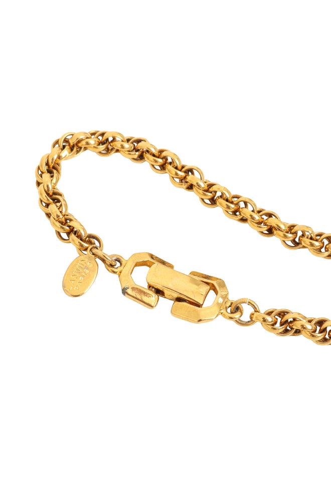 Acorn Charm Chain Necklace by Lanvin clasp @ Recess LA
