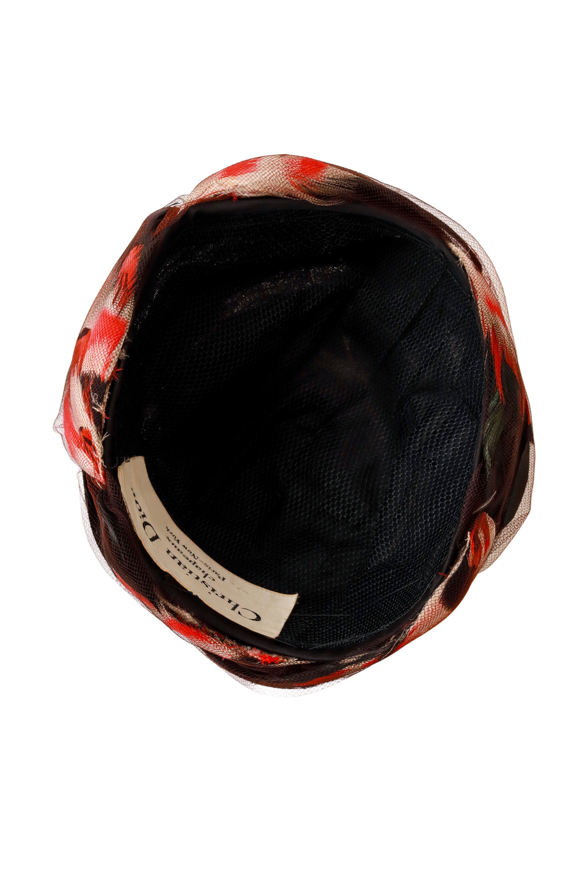 cocktail hat by Christian Dior inside lining 
@ Recess LA