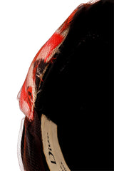 cocktail hat by Christian Dior lining fray @ Recess LA