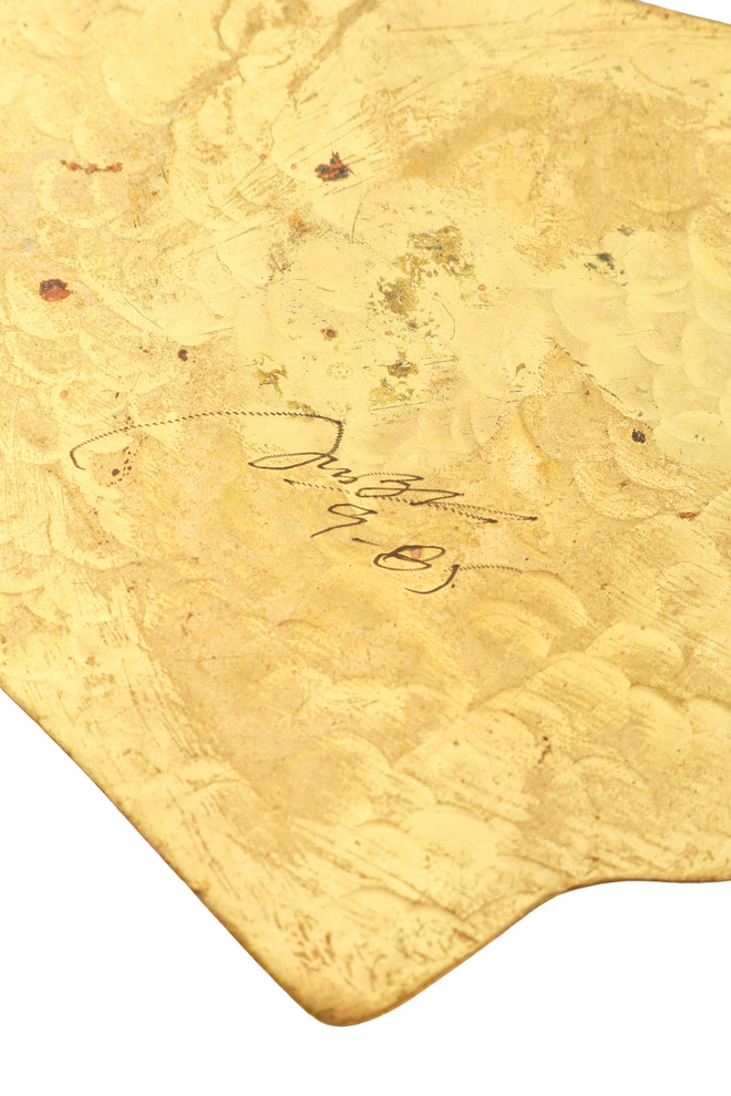 Hammered Bar Cluster Brutalist Plate Collar signature @ Recess LA