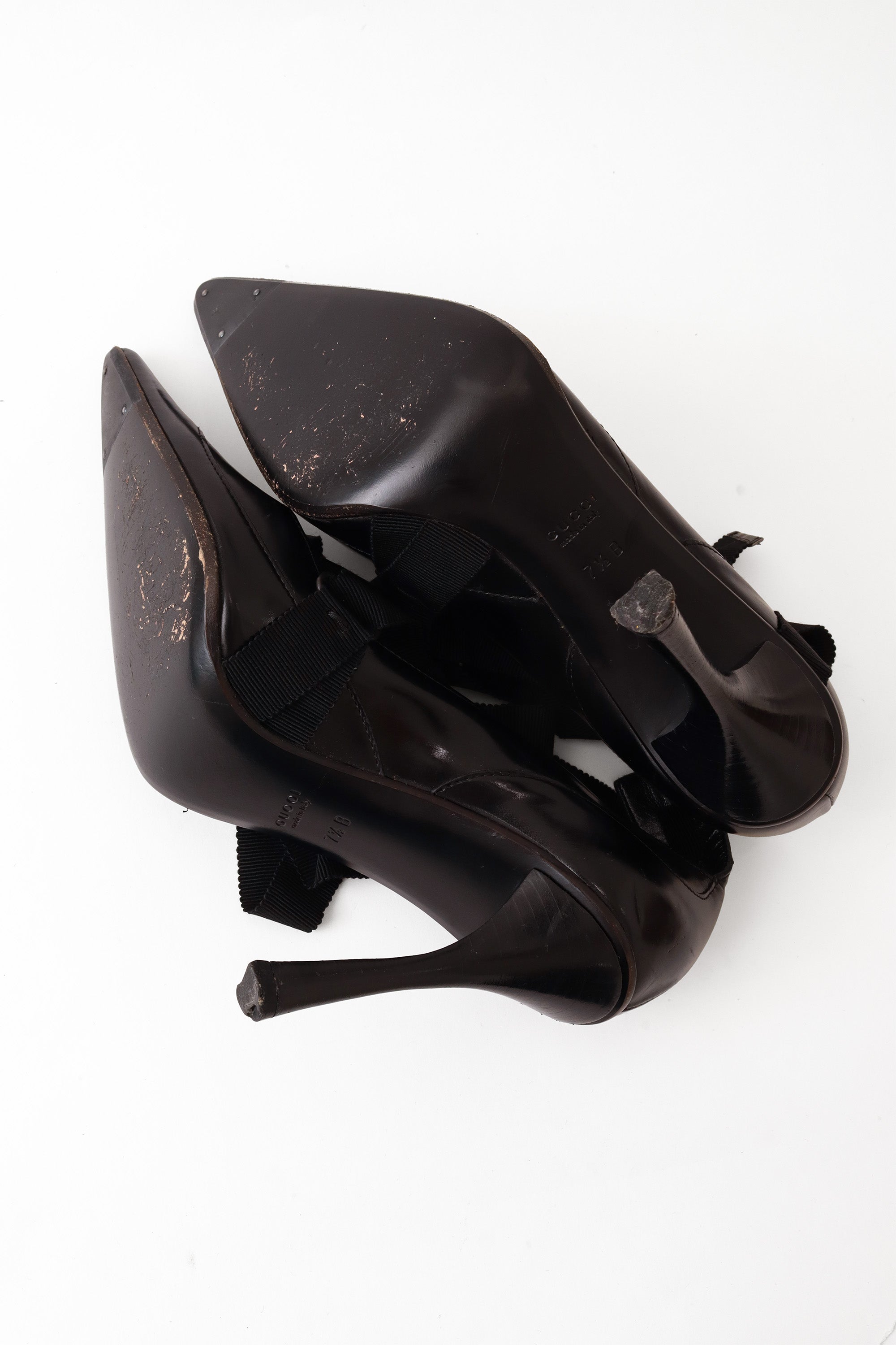 tie pumps by Gucci bottoms @ Recess LA