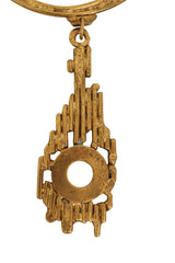 Brutalist Open Disc Pendant Collar pendant back @ Recess LA