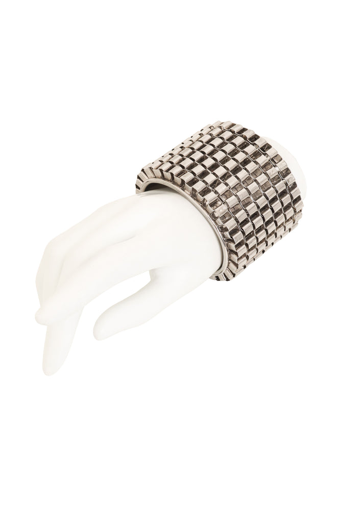 Wide Grid Chain Cuff on mannequin @ Recess LA