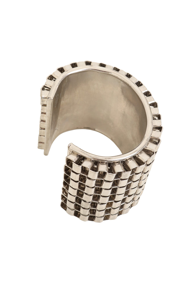Wide Grid Chain Cuff inside @ Recess LA